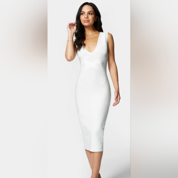 bebe Dresses & Skirts - Bebe Bandage Midi Dress